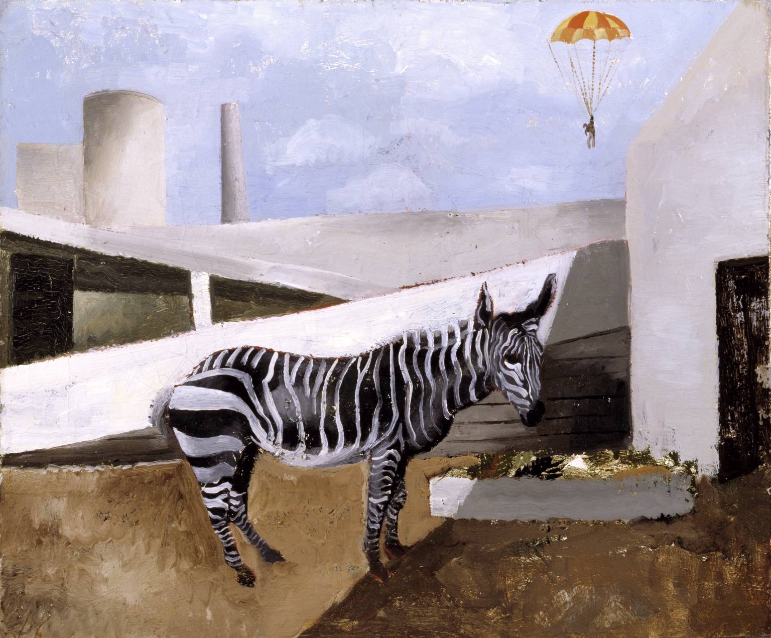 Zebra and Parachute 1930 by Christopher Wood 1901-1930